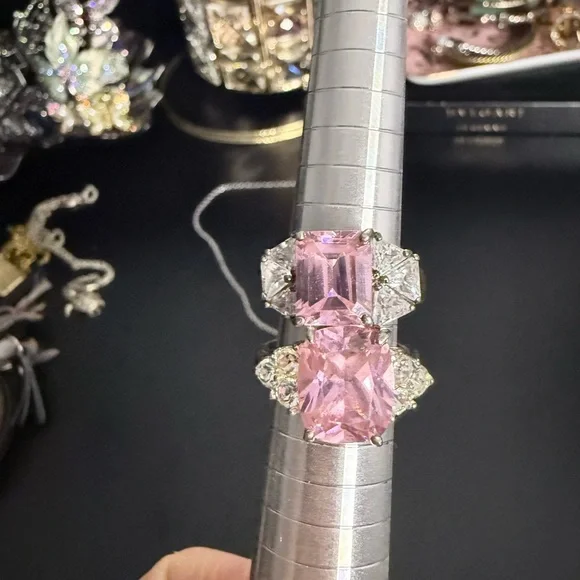 Pink Stone Bundle - Rings Set - Picture 5 of 5